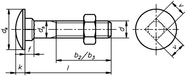 Schloßschrauben M12x