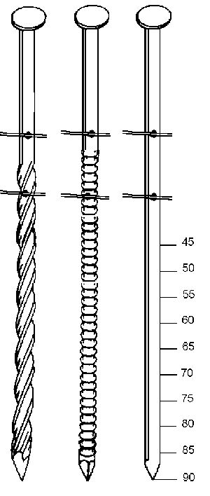 Rollennagel 2,5x45mm