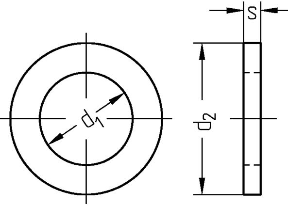 U-Scheibe DIN 1052 E