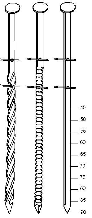 Streifennagel 2,8x66mm rille/blank, 22° 504323 ABVERKAUF