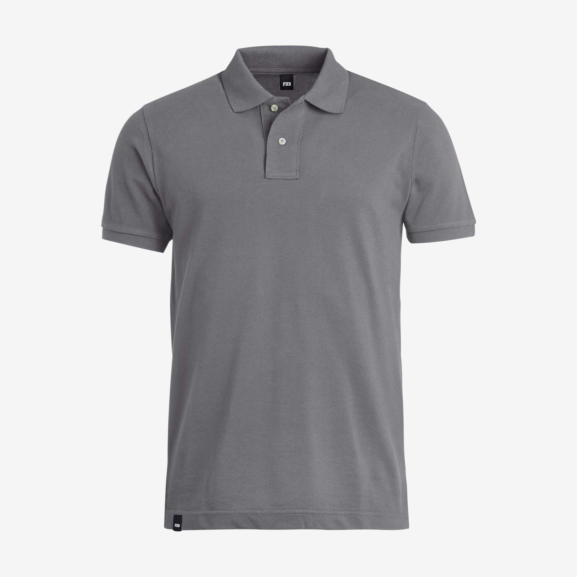 FHB Polo-Shirt grau 