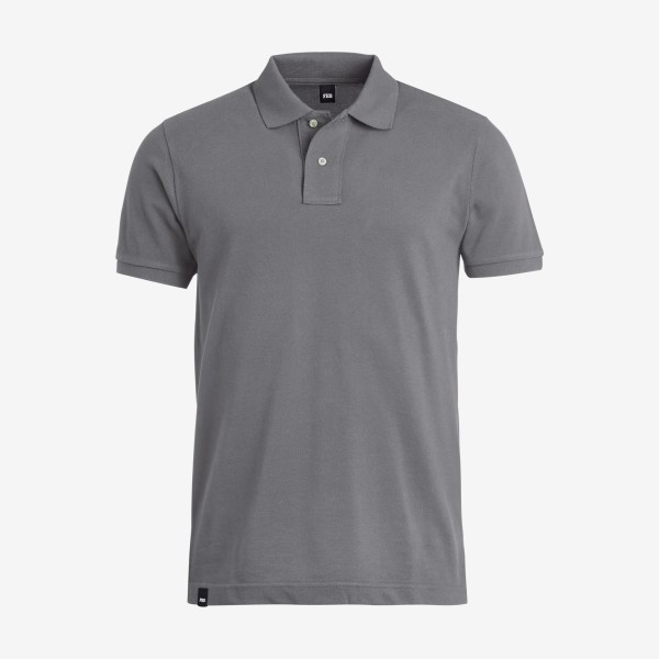 FHB Polo-Shirt grau XL